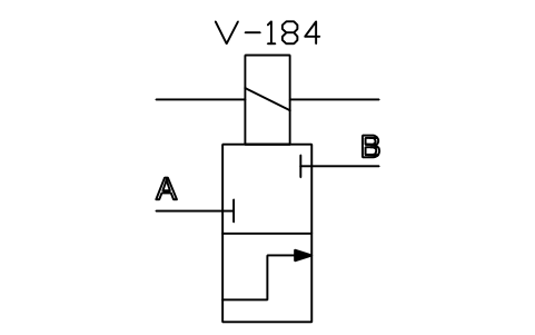 符号 Hygienic valve 的预览，块名 ISX_X2241_HYGIENIC_VALVE