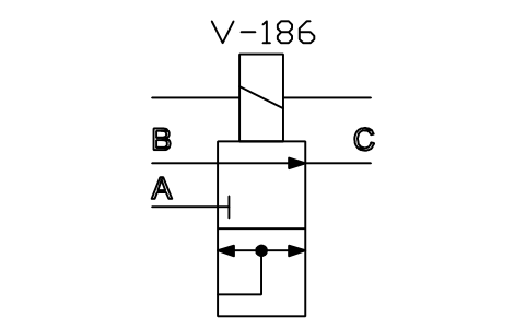 符号 Hygienic valve 的预览，块名 ISX_X2243_HYGIENIC_VALVE