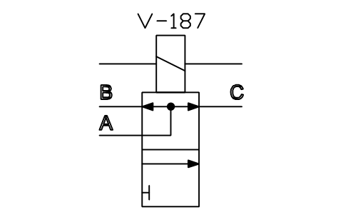 符号 Hygienic valve 的预览，块名 ISX_X2244_HYGIENIC_VALVE