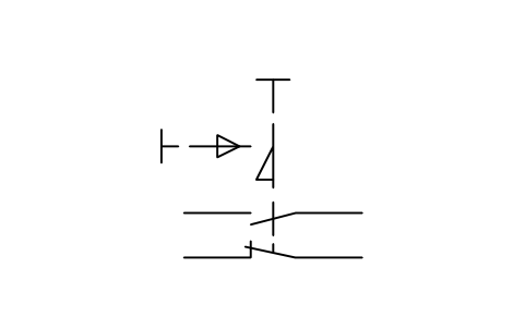 符号 Switch, manual latch release 的预览，块名 ISX_X657_SWITCH_MANUAL_LATCH_RELEASE
