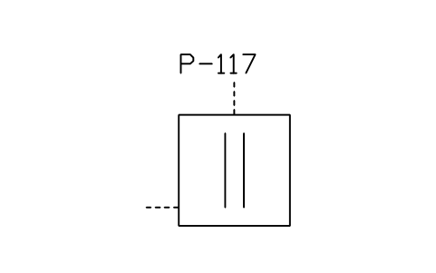 符号 Gas-lift pump 的预览，块名 ISX_2334_GAS_LIFT_PUMP