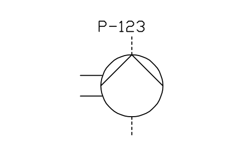 符号 Electric liquid pump 的预览，块名 ISX_2351_ELECTRIC_LIQUID_PUMP