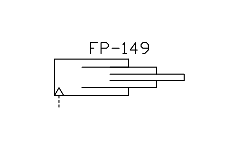 符号 Pneumatic telescopic cylinder 的预览，块名 ISX_2449_PNEUMATIC_TELESCOPIC_CYLINDER