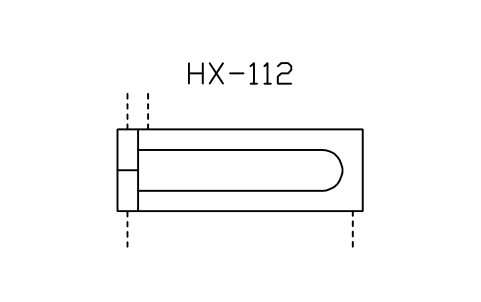 符号 Heat-exchanger with U-shaped tubes 的预览，块名 ISX_2513_HEAT_EXCHANGER_U_SHAPED_TUBES