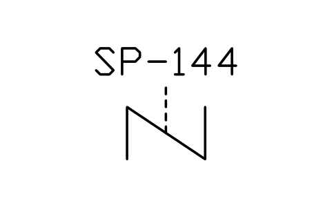 符号 Rotary mixing element 的预览，块名 ISX_2672_ROTARY_MIXING_ELEMENT