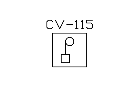 符号 Lift, hoist 的预览，块名 ISX_3842_LIFT_HOIST