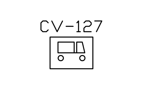 符号 Covered lorry, van 的预览，块名 ISX_3869_COVERED_LORRY_VAN