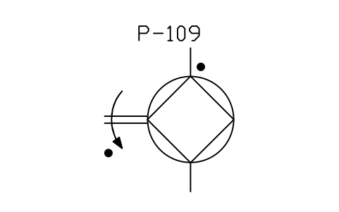 符号 Reversible liquid pump 的预览，块名 ISX_X2307_REVERSIBLE_LIQUID_PUMP