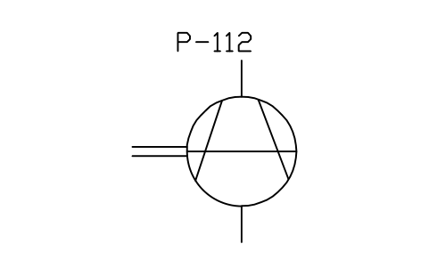 符号 Positive-displacement compressor 的预览，块名 ISX_X2310_POSITIVE_DISPLACEMENT_COMPRESS