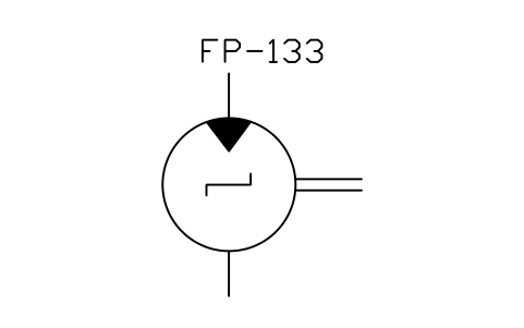 符号 Stepping hydraulic motor 的预览，块名 ISX_X2421_STEPPING_HYDRAULIC_MOTOR