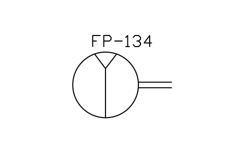 符号 Pneumatic motor, rotodynamic 的预览，块名 ISX_X2424_PNEUMATIC_MOTOR_ROTODYNAMIC