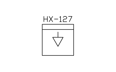 符号 Boiler, electrode type 的预览，块名 ISX_X2533_BOILER_ELECTRODE_TYPE