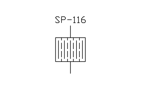 符号 Filter press; press filter 的预览，块名 ISX_X2611_FILTER_PRESS_PRESS_FILTER