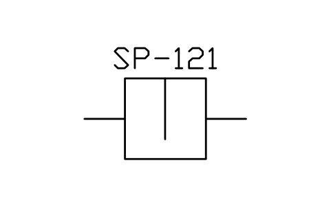 符号 Settling separator 的预览，块名 ISX_X2616_SETTLING_SEPARATOR
