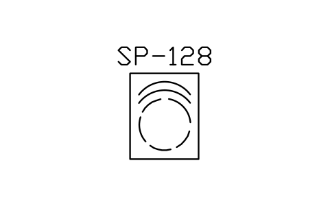 符号 Washing machine with spinning 的预览，块名 ISX_X2623_WASHING_MACHINE_SPINNING