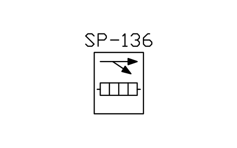 符号 Thermal separator, electric heating 的预览，块名 ISX_X2631_THERMAL_SEPARATOR_ELECTRIC_HEA