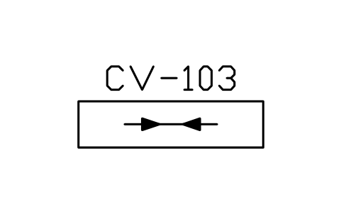 符号 Conveyor, both directions 的预览，块名 ISX_X3803_CONVEYOR_BOTH_DIRECTIONS