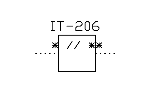 符号 Converter, separated, form 2 的预览，块名 ISX_756_SIGNAL_CONVERTER_ISOLATED_2