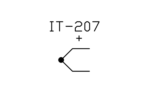 符号 Thermocouple 的预览，块名 ISX_757_THERMOCOUPLE