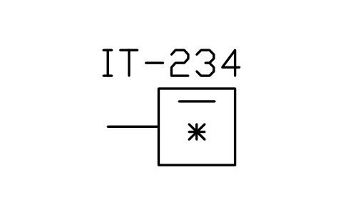 符号 Recording instrument 的预览，块名 ISX_833_RECORDING_INSTRUMENT
