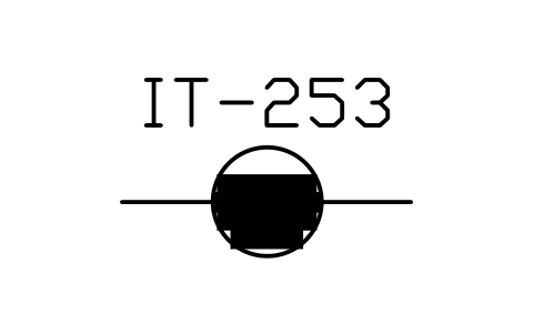 符号 Electromechanical indicator 的预览，块名 ISX_864_ELECTROMECH_INDICATOR