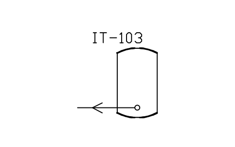 符号 Measurement near vessel bottom 的预览，块名 ISX_X1011_MEASUREMENT_NEAR_VESSEL_BOTTOM