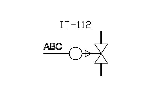 符号 Automatic valve, return to closed 的预览，块名 ISX_X1026_AUTOMATIC_VALVE_RETURN_CLOSED