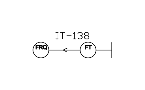 符号 Flow recording with totaliser 的预览，块名 ISX_X1056_FLOW_RECORDING_TOTALISER
