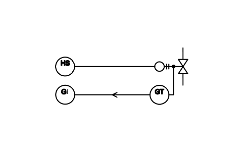 符号 Remote valve with position indication 的预览，块名 ISX_X1102_REMOTE_VALVE_POSITION_INDICATI