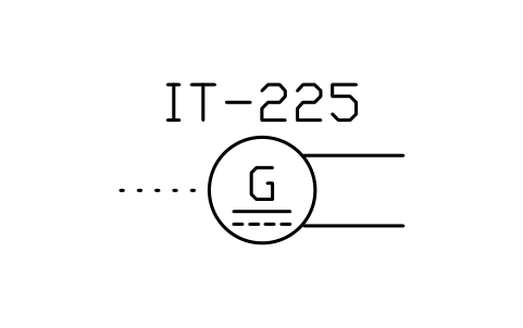 符号 Tachometer generator, DC type 的预览，块名 ISX_X766_TACHOMETER_GENERATOR_DC