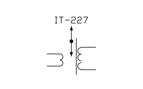 符号 Position transducer, differential 的预览，块名 ISX_X768_POSITION_TRANSDUCER_LVDT