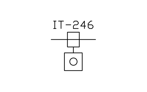 符号 Electromechanical counter 的预览，块名 ISX_X873_ELECTROMECHANICAL_COUNTER