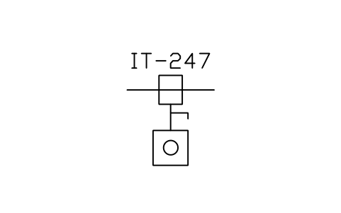 符号 Electromechanical counter, postponed 的预览，块名 ISX_X874_ELECTROMECH_COUNTER_POSTPONED