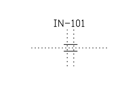 符号 Sleeve through construction 的预览，块名 ISX_3001_SLEEVE_THROUGH_CONSTRUCTION