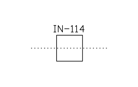 符号 Square access chamber 的预览，块名 ISX_3086_SQUARE_ACCESS_CHAMBER