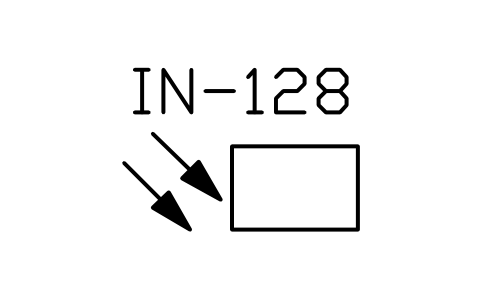 符号 Light detector 的预览，块名 ISX_X3134_LIGHT_DETECTOR