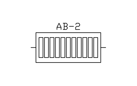 Preview of the Anode baking furnace symbol, block MET_ANODE_BAKE