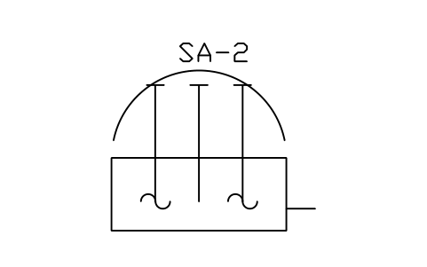 Preview of the Submerged arc furnace symbol, block MET_ARC_SUBMERGED
