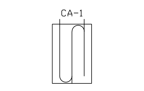 Preview of the Continuous annealing furnace symbol, block MET_CAL_FURNACE