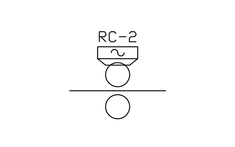 Preview of the Roll coater symbol, block MET_COATER