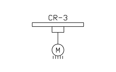 Preview of the Magnet crane symbol, block MET_CRANE_MAGNET