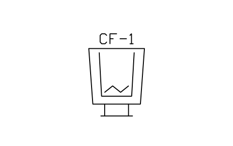 Preview of the Crucible furnace symbol, block MET_CRUCIBLE
