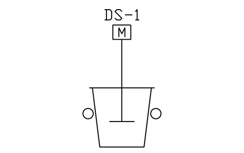 Preview of the Hot metal desulphurisation (KR) symbol, block MET_DESULF