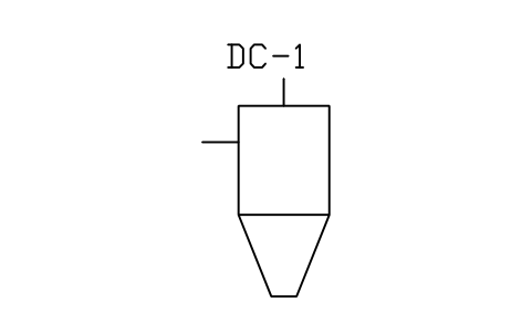 Preview of the Dust catcher symbol, block MET_DUSTCATCHER