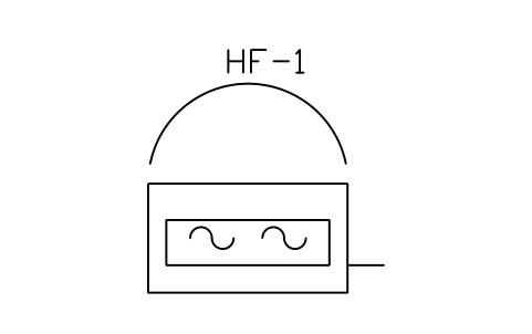 Preview of the Holding furnace symbol, block MET_HOLDING_FURN