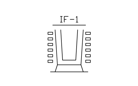 Preview of the Induction furnace symbol, block MET_INDUCTION