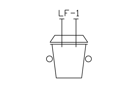 Preview of the Ladle furnace symbol, block MET_LF