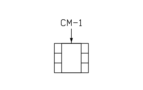 Preview of the Continuous casting mould symbol, block MET_MOLD