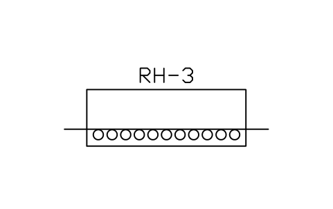 Preview of the Roller hearth furnace symbol, block MET_ROLLER_HEARTH