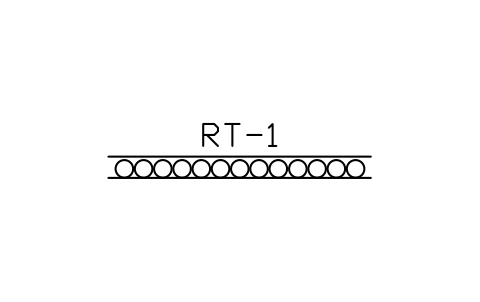 Preview of the Roller table symbol, block MET_ROLLTABLE